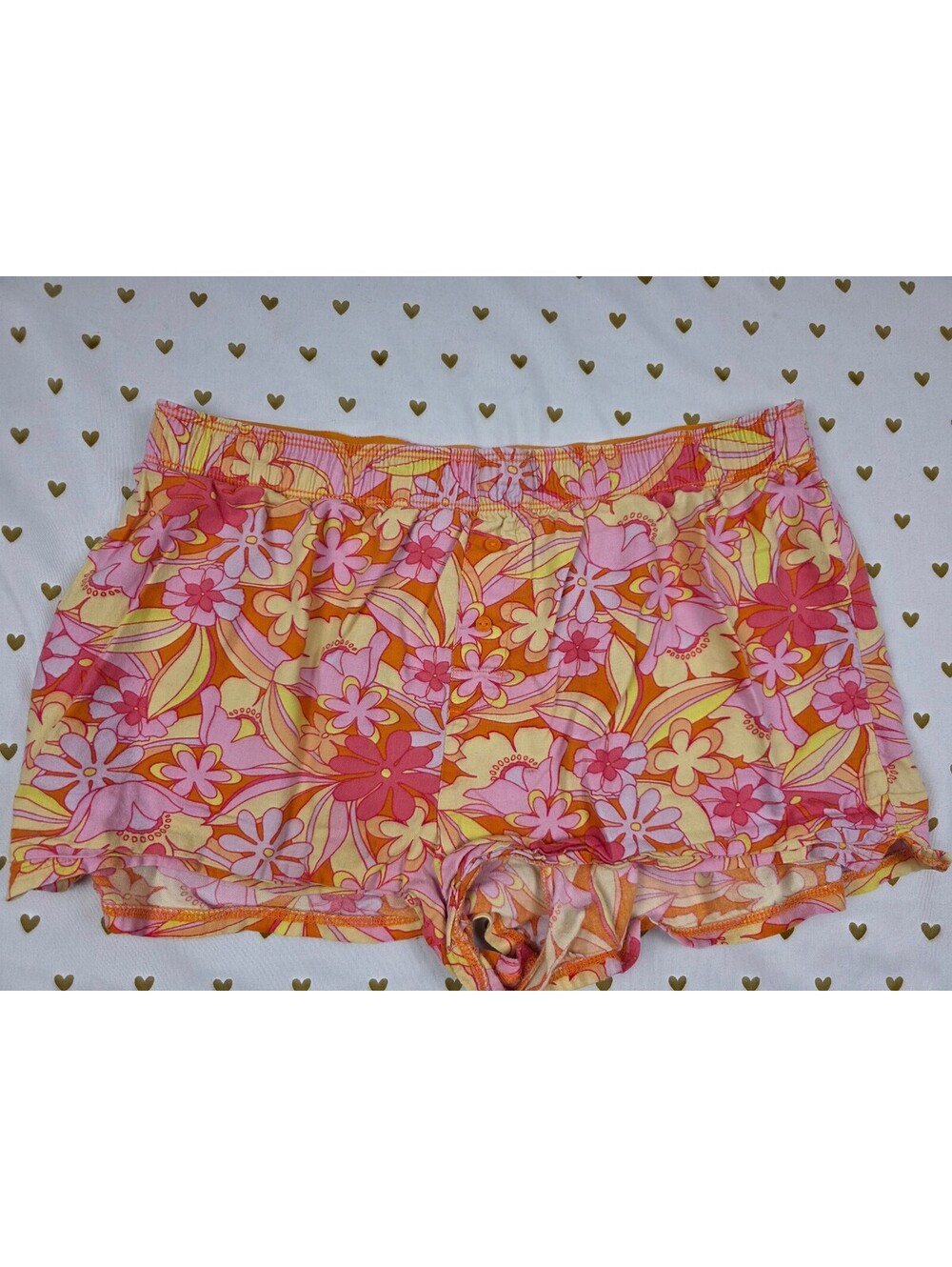 Victorias Secret PINK Small Floral Sleep Shorts Boxers Pajama Bottoms